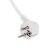 Network filter 5 nests, 3m, 3x1.5mm², with auto -wiring, 2 USB, white Kranz