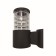 Street lamp Uniel, LED, IP65, 230x175x108 mm, black color