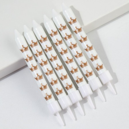 Candles for the cake "Happy Birthday", 6 pcs., 9 x 15 cm.-1