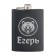 Alcohol flask "Huntsman", stainless steel, gift, 240 ml, 8 oz