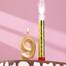 Candle for cake the number 