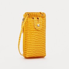 Baby bag on magnet, long belt, yellow color