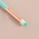 Set of makeup brushes, 7 objects, turquoise color