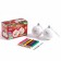 Christmas balls for coloring for the New Year “Snake with a gift”, D = 5.5 cm, New Year's set for creativity