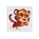 Puzzle "Fifteen. Tigerok", Logical Board Game, 22x22 cm
