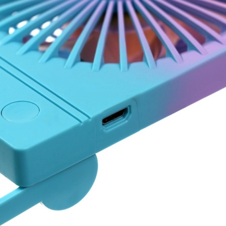 Portable fan YS2202B, 500 mAh, 3 modes, input Micro-USB, wire, cold gradient-8