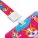 Badge horizontal, external 100 x 80mm, internal 52 x 82mm, tape 42 cm, corgs