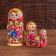 Matryoshka 5 in 1, painted, big, mix