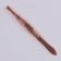 Pinzet begged, narrow, 9 cm, color pink gold