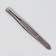 Direct, narrow tweezers, 9 cm, on a blister, silver color, B-157-S