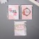 A set of postcards with seeds "grow itself" "Dream" 5*7cm 3 pcs