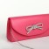 Female bag on a magnet, pink color