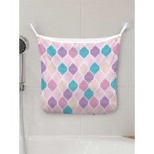 Organizer in a bath on suction cups “Ornamental glare”, for storing toys and trifles, size 33x39 cm