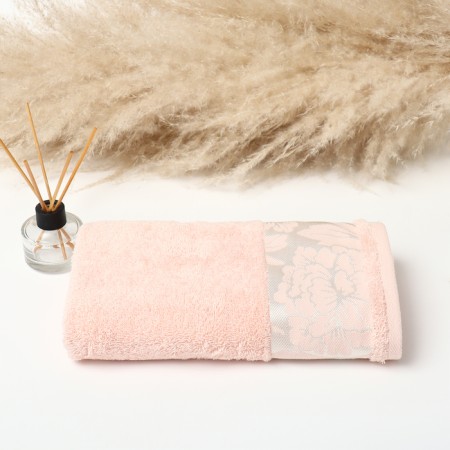 Terry towel Biscottom, 50x80cm, Persik color, 460g/m, cotton