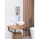 Optima bathroom set, light blue color