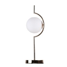 Лампа настольная ЭкономСвет 10262/1T FGD WT, 1х60Вт, E27, 52х16х16 см, цвет золотой