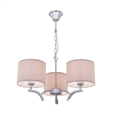 Chandelier "Edison", 3x75W E27, chrome 39x36.5x18 cm