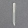 Glass nail file, 9 cm, in a case, on a blister, silver color, fg-02-09