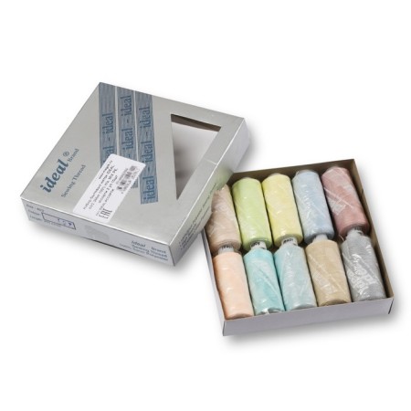 A set of household threads IDEAL 40/2, length 366 m, assortment color, 10 pcs, 2 units-2