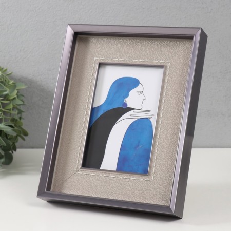 Photo frame plastic 10x15 cm "Areti" Black frame 3.3x18.3x23.5 cm-2