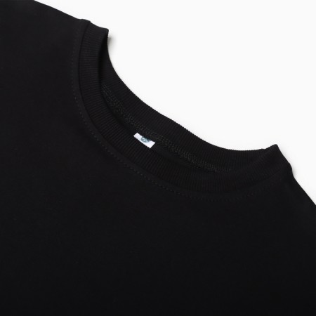 Women's costume (sweatshirt/pants), black color, size 48-9
