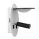 Sconces 85106/2 LED 5+3W 4000k White-black 13x15x20 cm