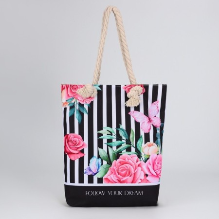 Women's beach bag "Follow Your Dream", 35x40 cm-2