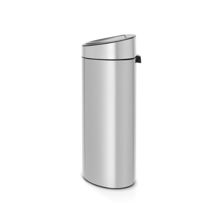 Garbage bucket Brabantia Touch Bin New, Soft Touch system, color gray metallic, 40 liters-1