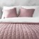 Set "Ibiza": a bedspread 160 x 220 cm, pillowcase 40 x 40 cm - 2 pcs, pink color