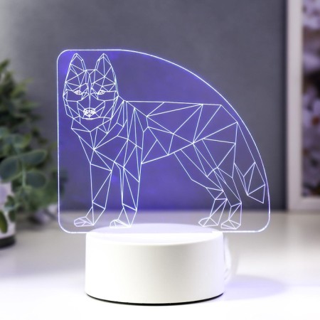 Lumber "Wolf" Led RGB from the network 9.5x14.5x17 cm Risalux-2
