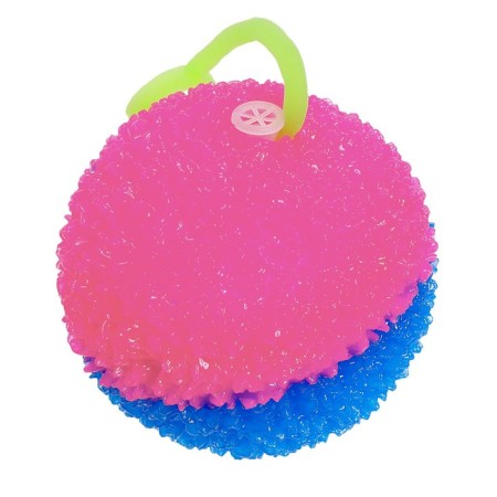 Light ball, 6 cm, with an elastic band, color mix
