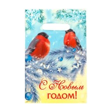 Snegles on a branch package, polyethylene with a cut pen, 20x30 cm, 30 μm