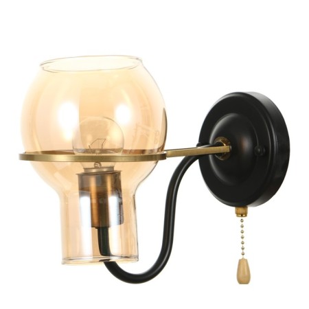 Sconces "Kagan" E27 40W Black 12x24x23 cm