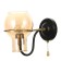 Sconces "Kagan" E27 40W Black 12x24x23 cm