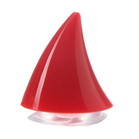Accessory for a motorcycle helmet, horn, red-2