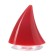 Accessory for a motorcycle helmet, horn, red