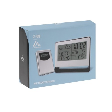 The Luazon LB-14 weather station, with a wireless sensor, from 4AAA not in compls-9