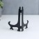 Plates stand, black 15x10 cm