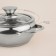 Stainless steel pan Sl Home "Olla", 1.5 l, d = 16 cm, h = 8 cm, with a lid, the capsule, induction