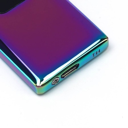 Electronic lighter "Lux", USB, spiral, 7 x 3.5 x 0.5 cm, chameleon-2