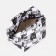 Monetnik cosmetic bag at lightning, black/white color