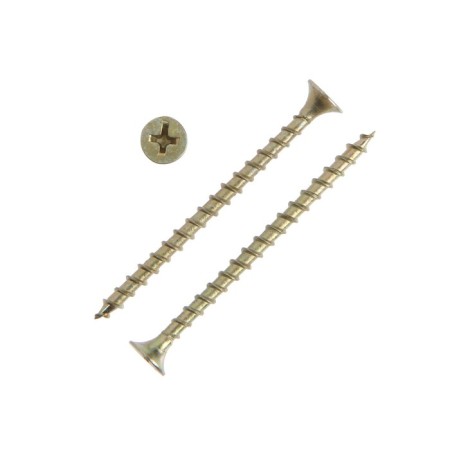 Self -cutting 3.5x55 mm tundra Premium, Secure, Large thread, PH slot, yellow zinc, 1 kg