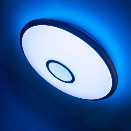 Lamp Citilux "Starlight" CL703A61G, 51.5x51.5x7.5 cm, 1x65W, LED, Gray Color.-26
