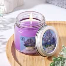 Aromatic candle in glass 6.3cm, 100ml, lavender