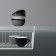 Mesh -mounted mesh -mounted basket on the shelf of the share, 35 × 23 × 12 cm, white color