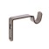 Brane for cornice D20 single 8 cm, brown metallic