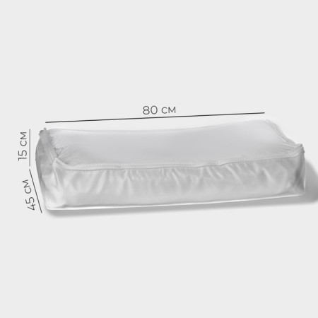 Cofr for storing things LadOM, 80 × 45 × 15 cm, beige color-1
