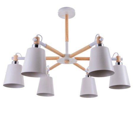 Chandelier 1047/6wt e27 60W white 76x76x50 cm Bayerlux