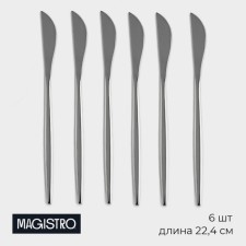 A set of stainless steel knife magistro 