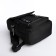 School backpack on lightning from textiles, 5 pockets, black color